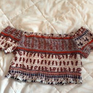 Boho crop top